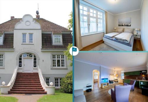Wyk auf Foehr Apartamento | Villa Friedericia, Wohnung 3-Hochparterre links