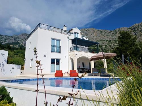 Podgora Villa | Villa Glory Grande with swimmingpool and panoramic sea view