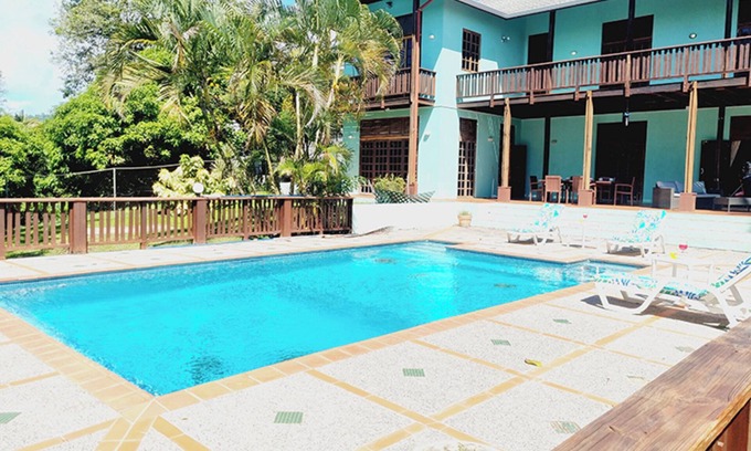 Bacolet Villa | Villa Good Hope- Beautiful 3 bedroom villa with a Beachfront, Pool and A/C