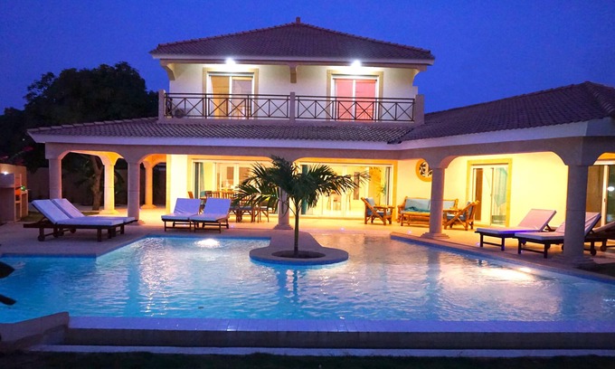 Ngaparou Villa | Villa Gouapa (Les Villas Kassoumaï) - 100 m de la playa☀️ 🌴 Ngaparou