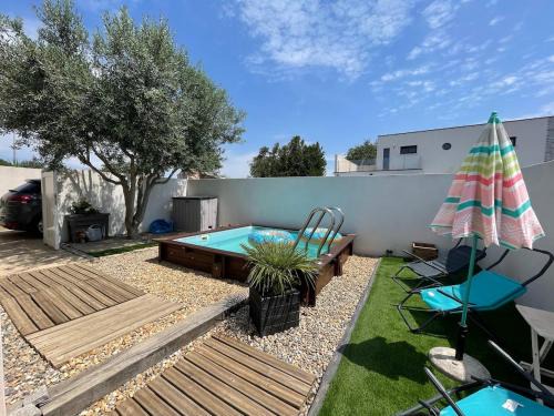 Saint-Just Casa | Villa Harmony Climatisation Piscine semi enterrée Wifi Camargue