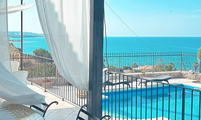 Palma di Montechiaro Apartamento | Villa Ibisco, com Piscina e Vista Mozzafiato