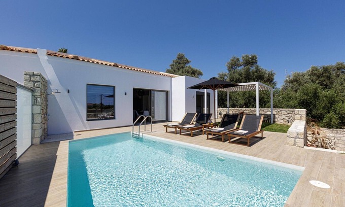 Sfakaki Casa | Villa en Sfakaki con Piscina y Cerca de la Playa