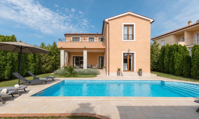 Peruski Villa | Villa Island View: Pool, Sea View, Idyllic Istria