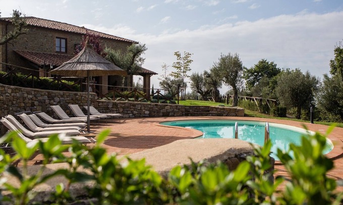 San Vito Villa | Villa con impresionantes vistas al lago Trasimeno