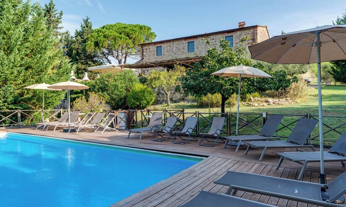 San Casciano in Val di Pesa Villa | [VILLA ACQUAPIETRA CHIANTI FLORENCIA ⭐⭐⭐⭐⭐] Piscina | Olivares | Viñedos