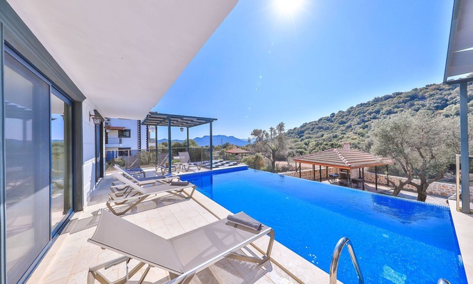 Kas Villa | Villa Kas Bohem - Sleeps 12 - Close to Town and Beach