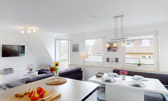 Groemitz Apartamento | Villa Klarsinni Ferienwohnung 2 Strandkorb
