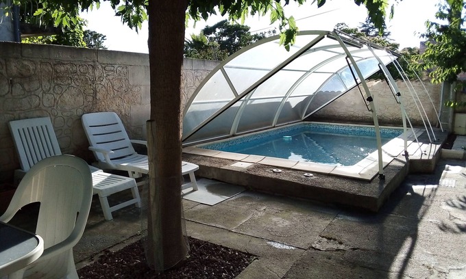 Saint-Andre-de-Sangonis Casa | Villa, LE Clair Logis, Piscine, 4 Chambres,