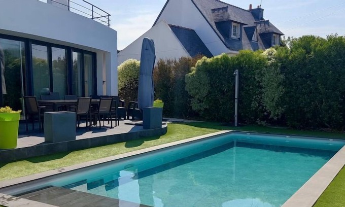Saint-Pierre-Quiberon Casa | Casa de vacaciones Villa La Mouette en Quiberon - 8 personas, 4 dormitorios