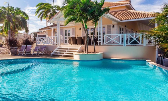 Jan Thiel Villa | Villa Majestic - Villa with views of Spanish Bay