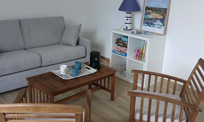 Batz-sur-Mer Villa | Villa 'Marais Salants 350m De La Mer' Wi-Fi