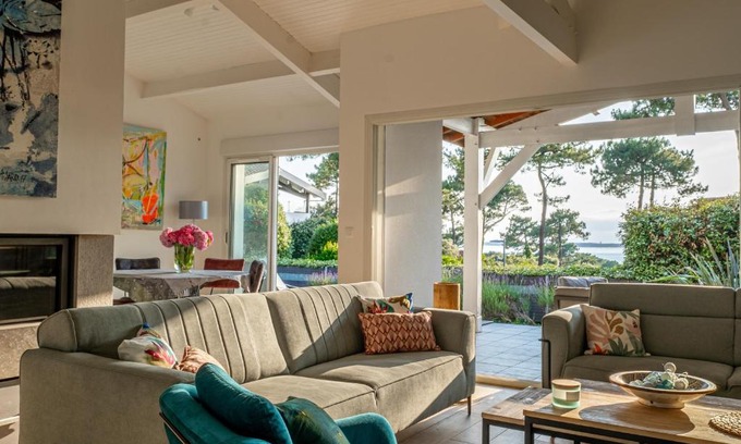 La Teste-de-Buch Casa | Villa Marie - Pyla sur mer superbe villa 10 personnes vue Bassin