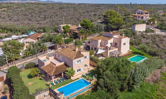 Portopetro Villa | Villa Maya a 10 minutos de Cala Mondragó con piscina y Wi-Fi