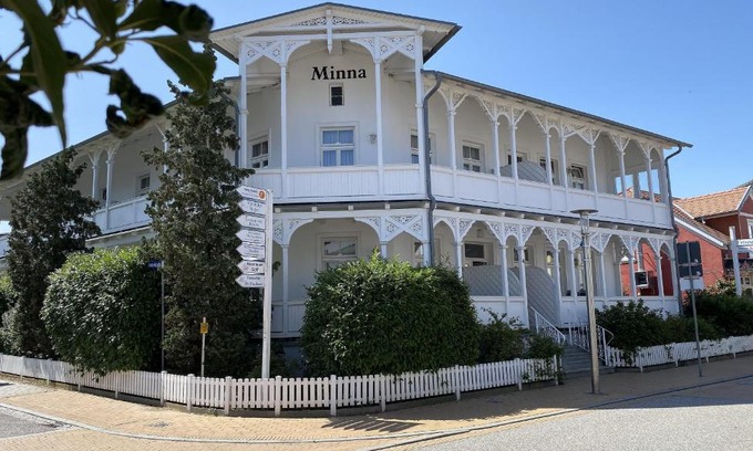 Gohren Apartamento | Villa Minna - Whg 3 mit Balkon