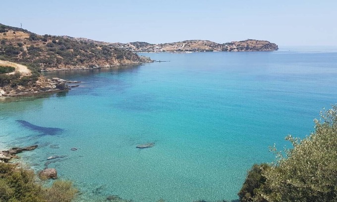 Agii Apostoli Villa | Villa Nafsika con espectaculares vistas al mar Egeo
