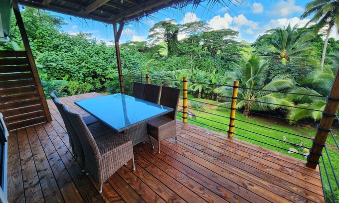 Huahine Casa | Villa Naturea, AC central, 2 baños, 2 dormitorios