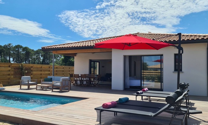 Vensac Casa | Villa Neuve Vendays Montalivet Vensac Océan à 10min de la mer et Marché à Pied