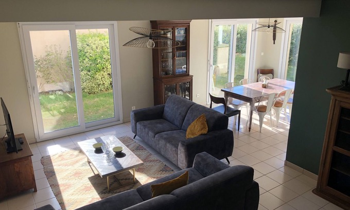 Gouville-sur-Mer Casa | Villa Noukey à 150m de la Plage et des Cabines