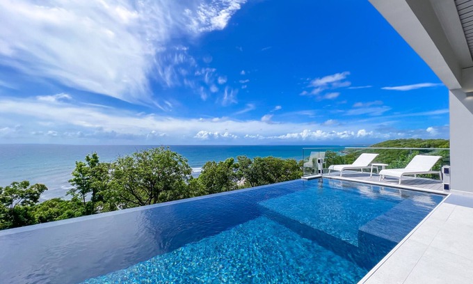 Anse des Rochers Villa | Villa · Vista océano · Piscina y playa propia