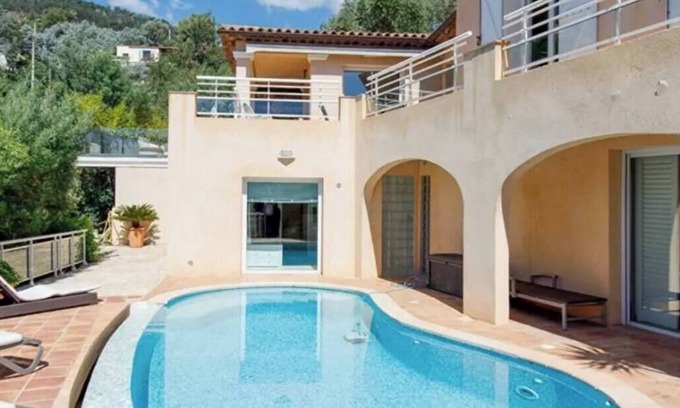 Mandelieu-La-Napoule Casa | Villa on the hills of Mandelieu with sea view and swimming pool