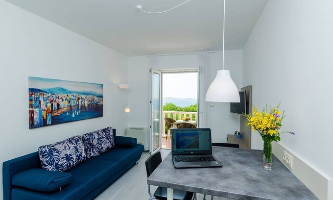 Plat Apartamento | Villa Panorama Dubrovnik (A2) - Superior One Bedroom Apartment with Terrace and Sea View