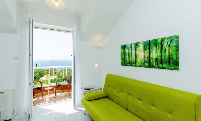 Plat Apartamento | Villa Panorama Dubrovnik (A3) - Comfort One Bedroom Apartment with Balcony and sea View