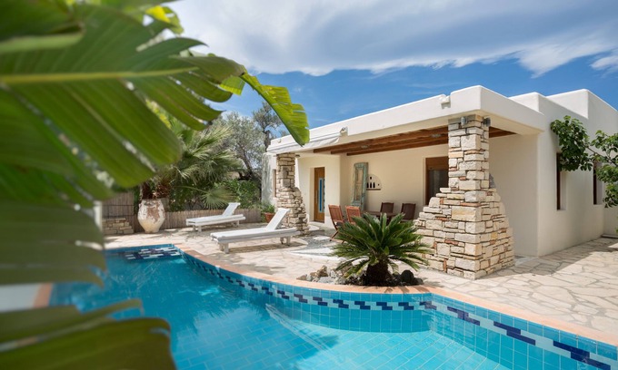 Sivas Villa | Piscina privada + jardín, W-LAN, TV-Sat, complejo idílico tranquilo de 5 villas
