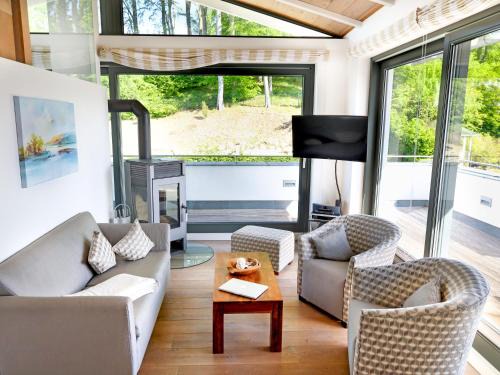 Sellin Villa | Villa Paula in Sellin - Penthouse mit Kamin und Dachterrasse