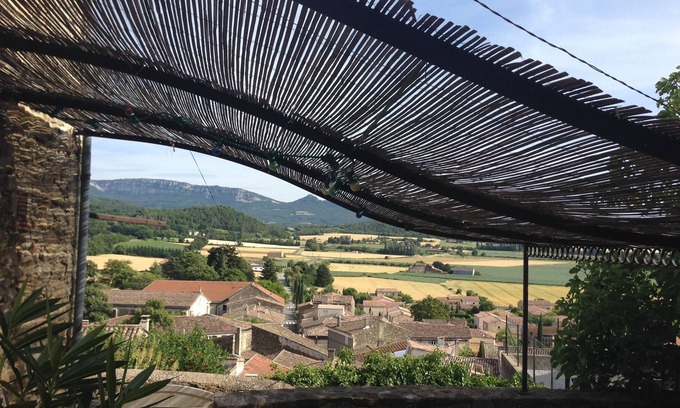Puy-Saint-Martin Casa | Villa encaramada en la cima del Drome