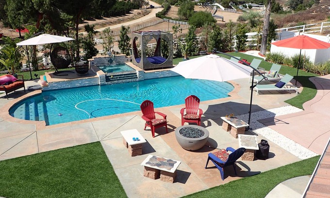 Temecula Villa | Villa Playa overlooking Pool Oasis