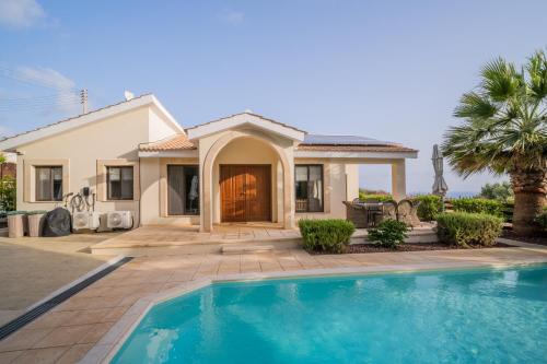 Kouklia Villa | Villa Pleiades - sea views, private pool & hot tub