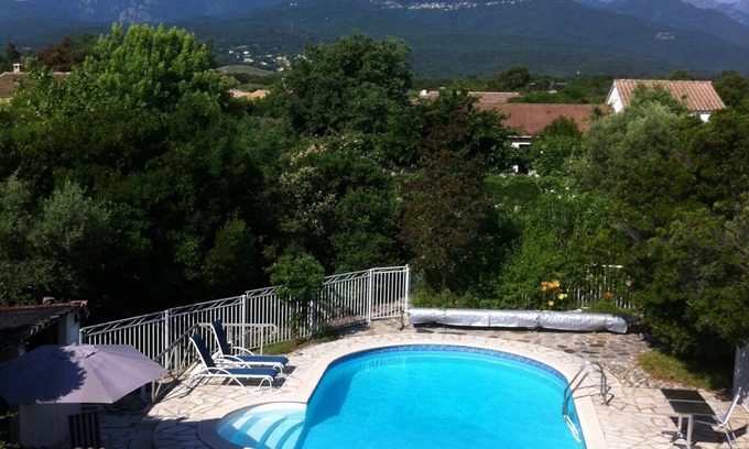 Ventiseri Villa | villa piscina cerca del mar montaña en TRAVO, 6 km Solenzara, 40 Porto-vecchio 4 pers