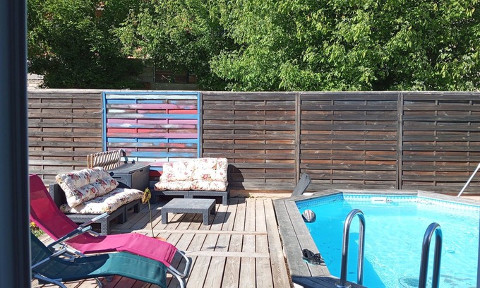 Montady Villa | Villa Proche Campagne à 20 min des Plages. Idéal Enfants!