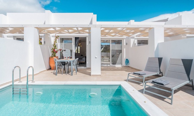 Karpathos Villa | Villa 'Punta Mare 3' con vistas a la montaña, Wi-Fi y aire acondicionado