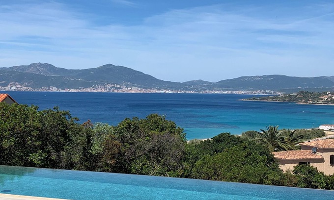 Pietrosella Villa | Villa Rivoli - Domaine Napoleon Corsica vue mer Exceptionnelle Grande Piscine