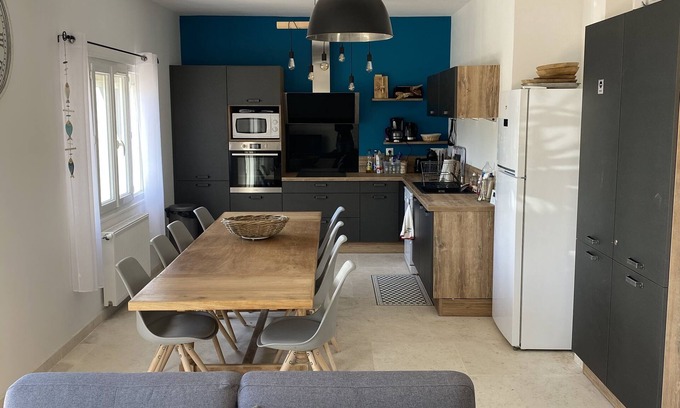 Royan Villa | Villa Royan 10 persons with private heated pool 650m from the beach