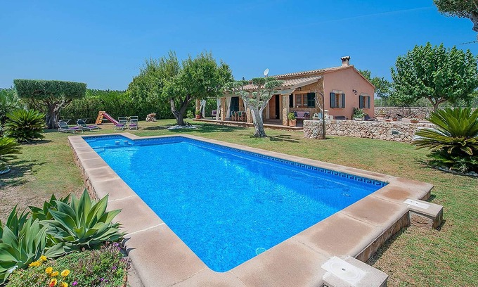 Alcudia Villa | Villa S Hortet Den Jua: esta villa incluye una piscina privada, WI-FI y tenis de mesa