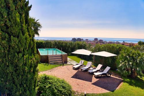 Arma di Taggia Villa | Villa Sabrina with Sea View, Pool, Parking