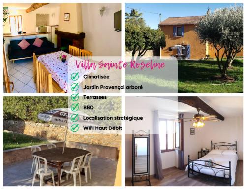 Les Arcs-sur-Argens Casa | Villa Sainte Roseline -AC, Provençal Garden and BBQ