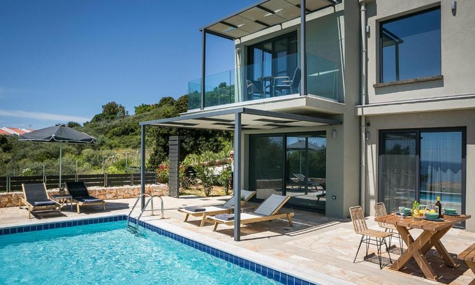 Skala Villa | Villa Sea front