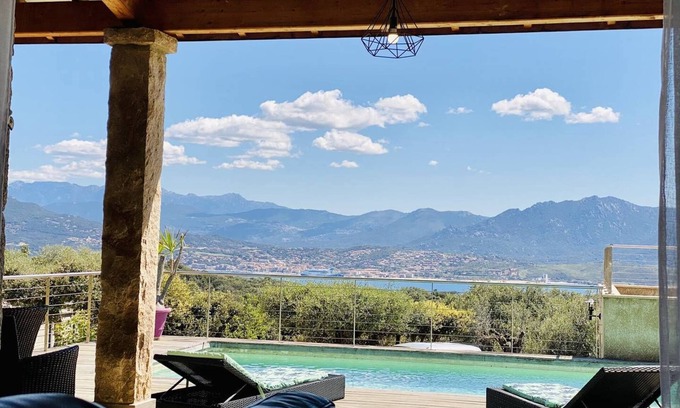 Olmeto Apartamento | Villa sea view 4 bedrooms and pool