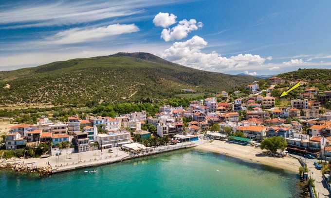 Skala Marion Villa | Villa Smaro! Fantásticas vacaciones en una villa con una gran vista del mar Egeo!