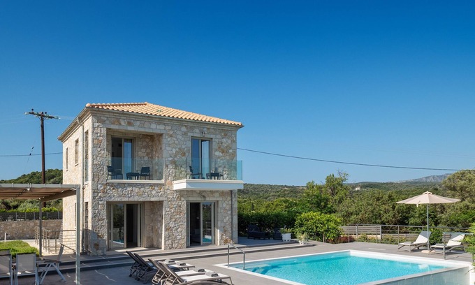 Katomerion Villa | Villa Taphian - Tres Habitaciones Villa, Capacidad 6