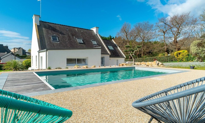 Clohars-Carnoet Casa | Villa Ti Vakansou - Avec piscine privée