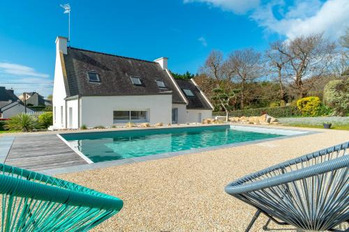 Clohars-Carnoet Casa | Villa Ti Vakansou - Avec piscine privée
