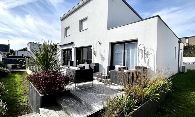 Clohars-Carnoet Casa | Villa TY MAÏ, Modern, bright 300m from the beach, pets allowed, 2-6 pers