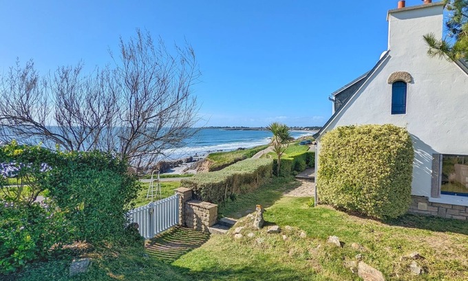 Nevez Villa | Villa Ty Palud - Panoramic sea view and beach at 50m