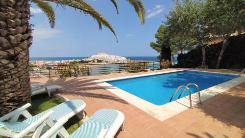 Peñíscola Villa | VILLA Vicent un Palco Preferente al Mar y Castillo