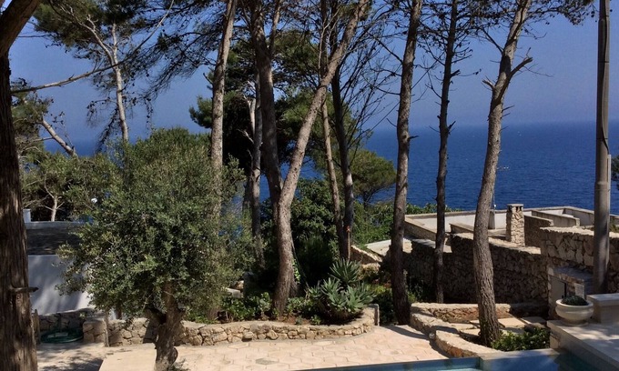 Castro Marina Villa | Salento Puglia Villa piscina privada frente al mar - Wifi gratuito